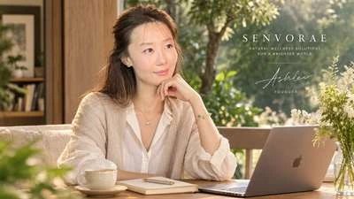 Ashley Liang founder visual for SENVORAE