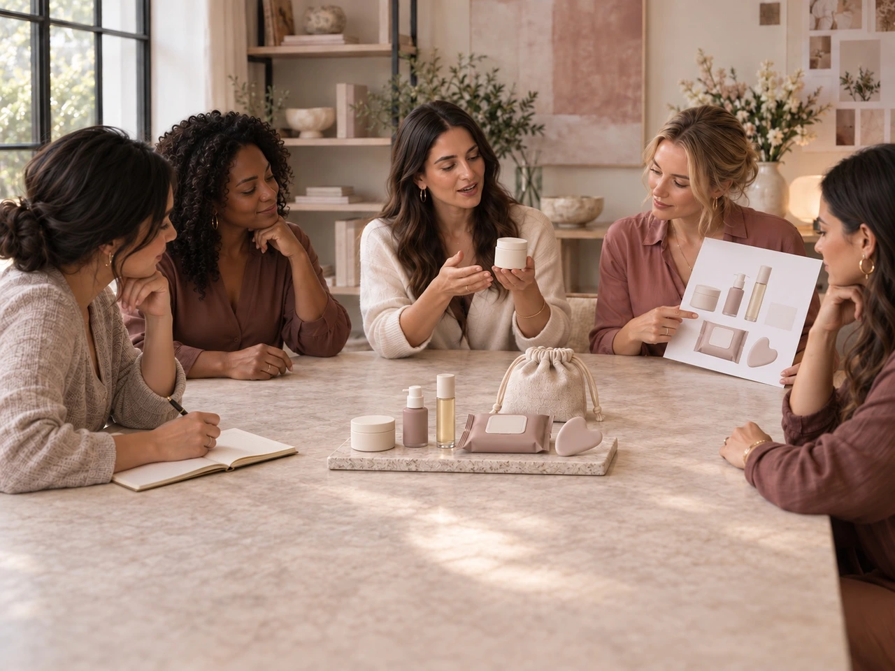 Women-led creator community discussing a wellness product suite